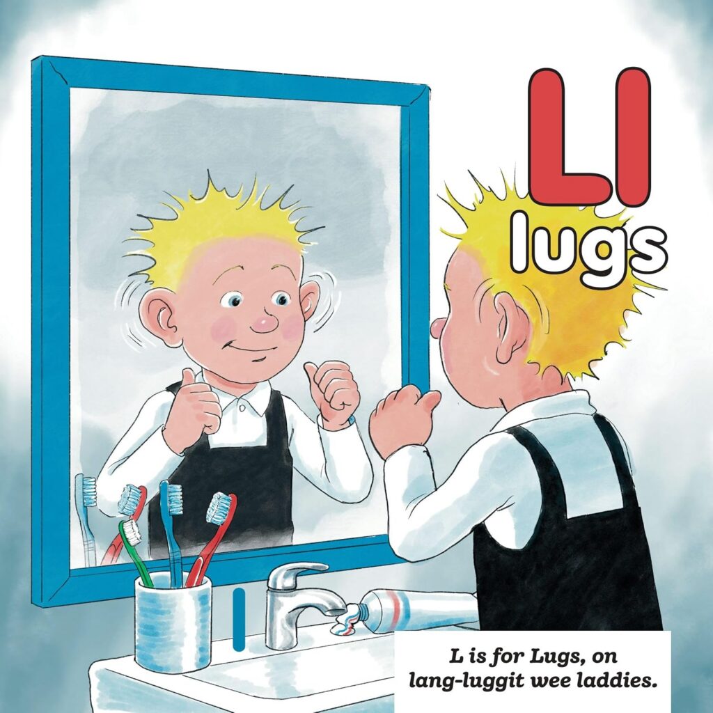 Oor Wullie's ABCs in Scots by Kate McAuliffe, Illustrated by Mike Donaldson is available from all good bookshops | ISBN: 978-1917436816