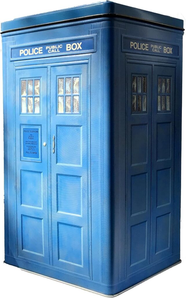 Doctor Who 30th Anniversary VHS release TARDIS tin