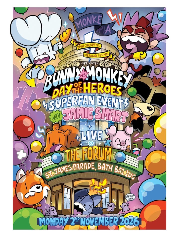 Bath Festivals presents The World of Jamie Smart Exclusive Poster by Jamie Smart