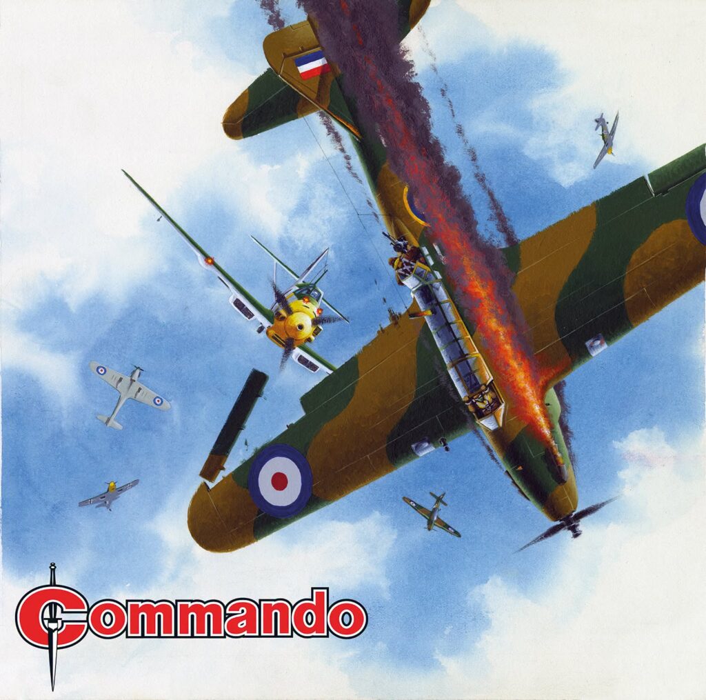 Commando 5990 (Silver): Flight of No Return Story: RA Montague | Internal Art: Gordon C Livingstone | Cover Art: Ian Kennedy First published 1985 as No. 1895