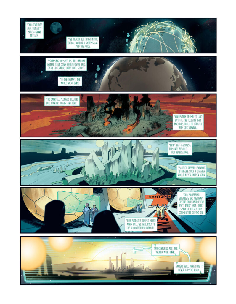 After Darkfall, written by Diana Lock, drawn by Gabriele Barsotti