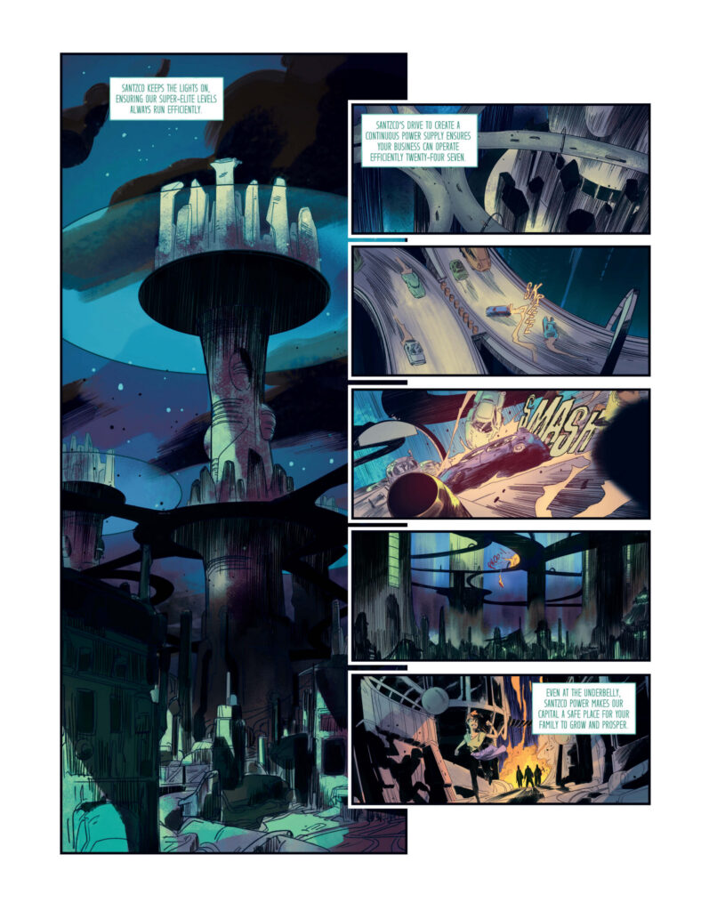 After Darkfall, written by Diana Lock, drawn by Gabriele Barsotti