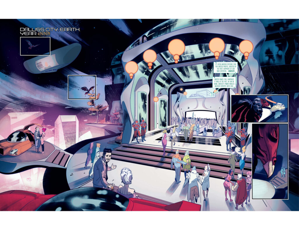 After Darkfall, written by Diana Lock, drawn by Gabriele Barsotti