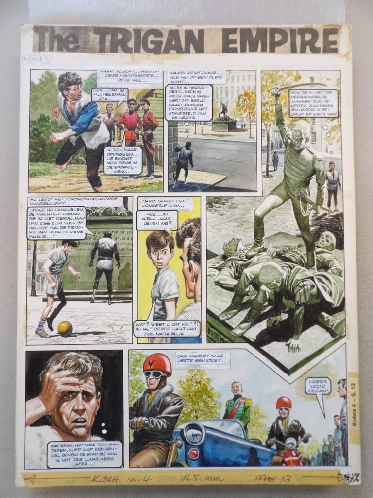 The Trigan Empire: "The Prophecy of Narri" (1973), an original page by Don Lawrence