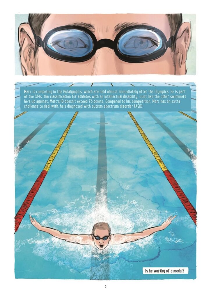 The Great Marc Evers: The True Story of a Champion Against All Odds - Sample Pages (SelfMadeHero, 2026)