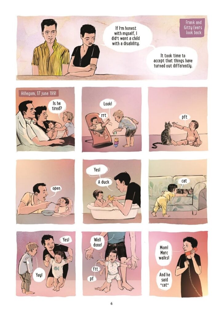 The Great Marc Evers: The True Story of a Champion Against All Odds - Sample Pages (SelfMadeHero, 2026)