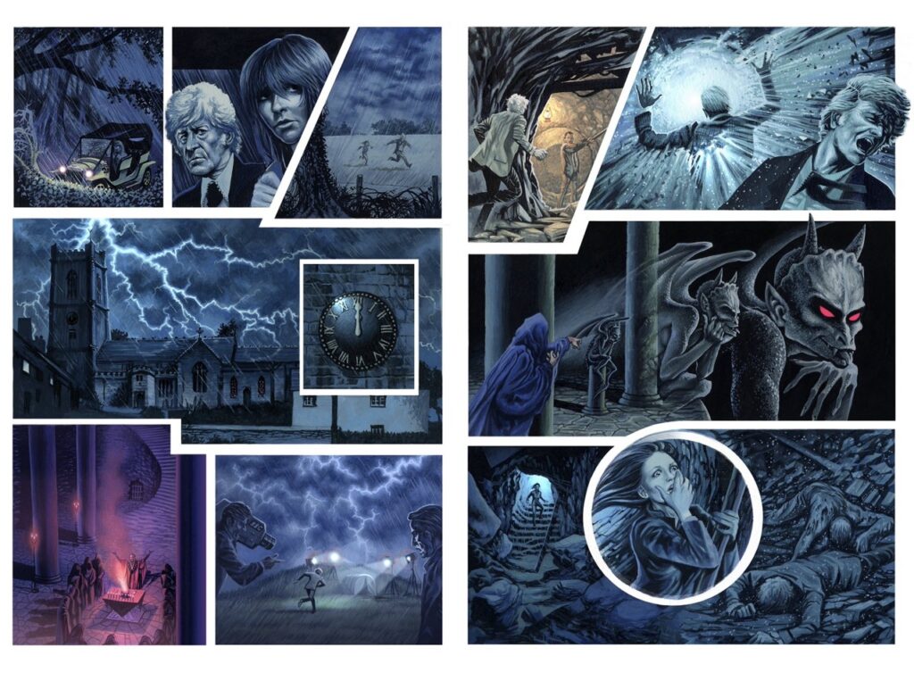 The Daemons, unpublished graphic novel created by Daryl Joyce in 1993