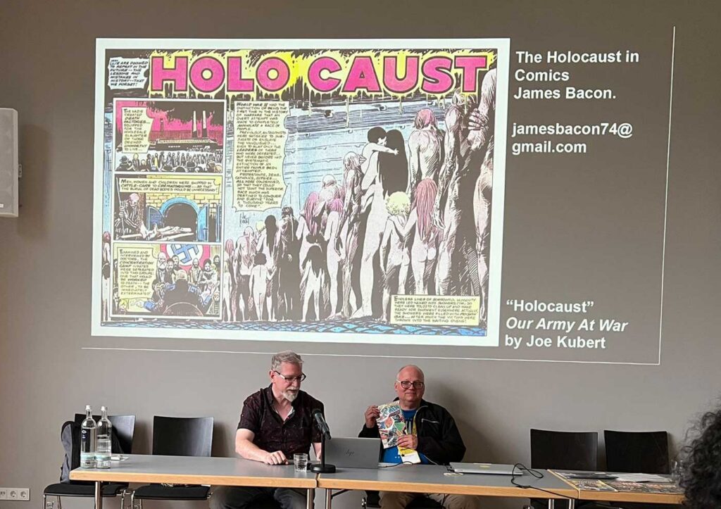 James Bacon and Dirk van den Boom at Eurocon 2026