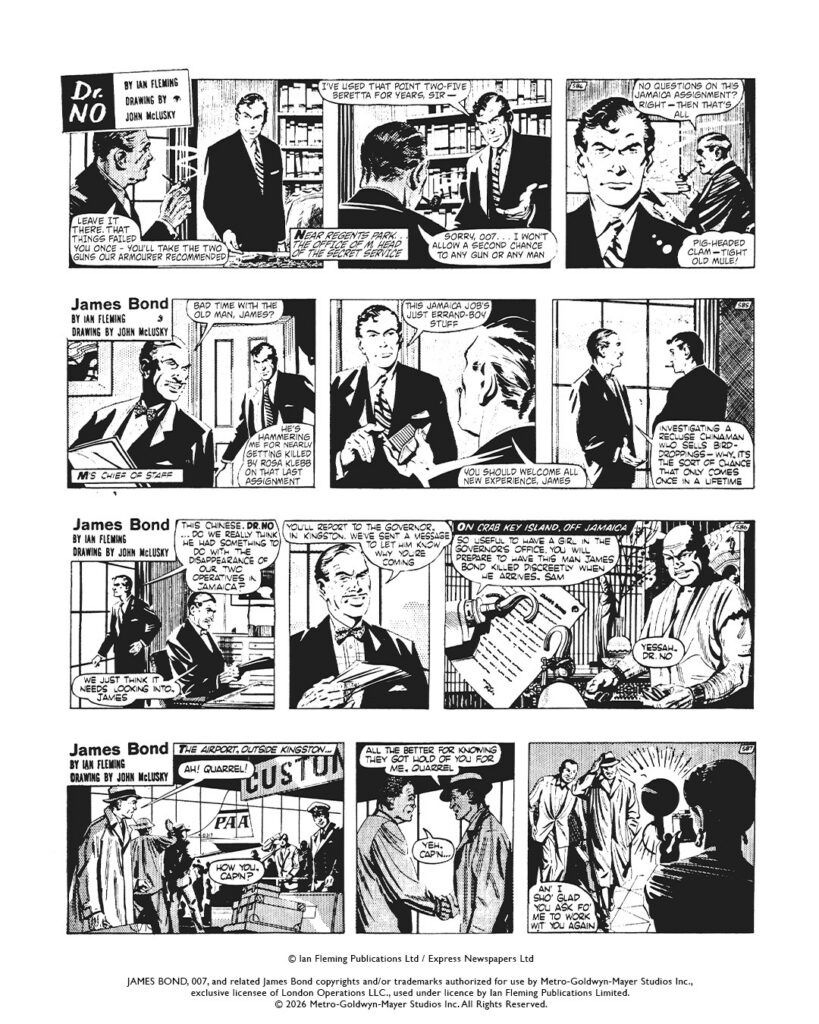 Ian Fleming’s James Bond Signature Comic Strip Collection Volume 1 - Sample Pages