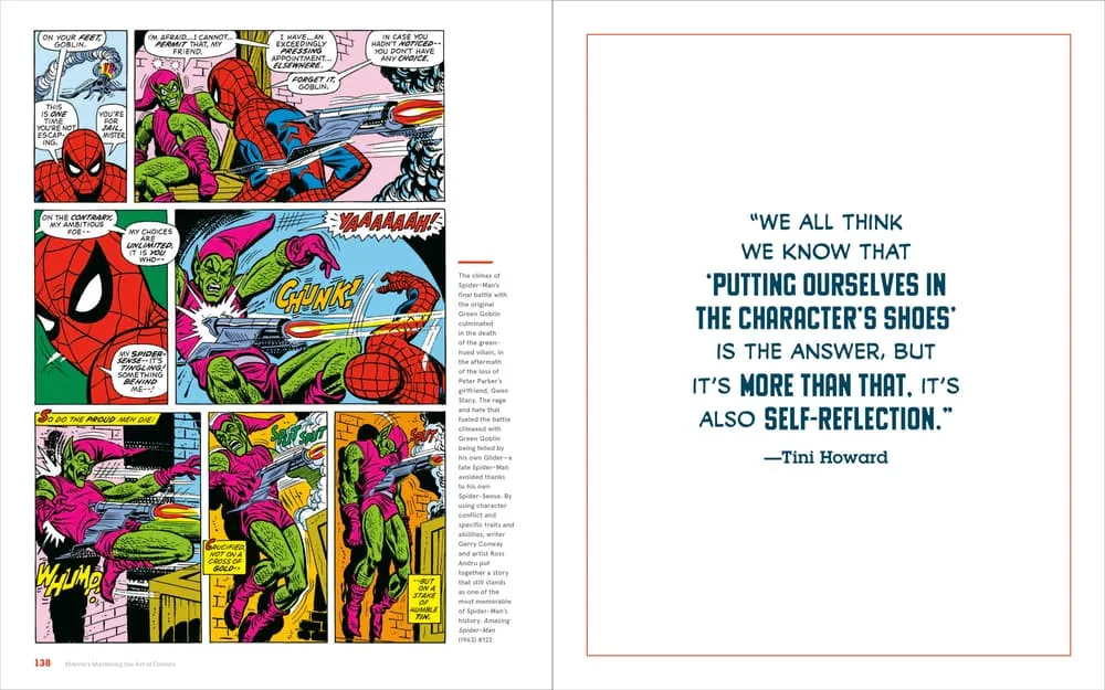 Marvel's Mastering the Art of Comics by Alex Segura - Sample Spread