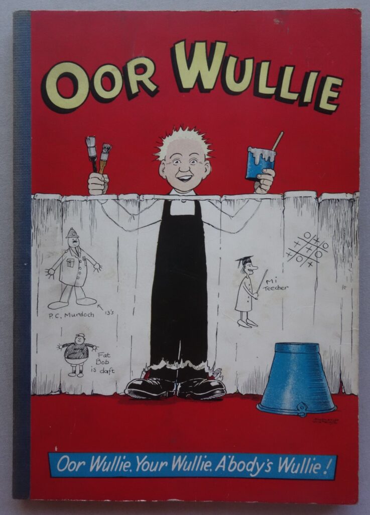 Oor Wullie Annual 1959 featuring art by Dudley Watkins