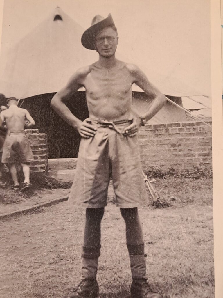 Steve Andrew, the inspiration for Ian Winterton’s first Commando story, in Burma