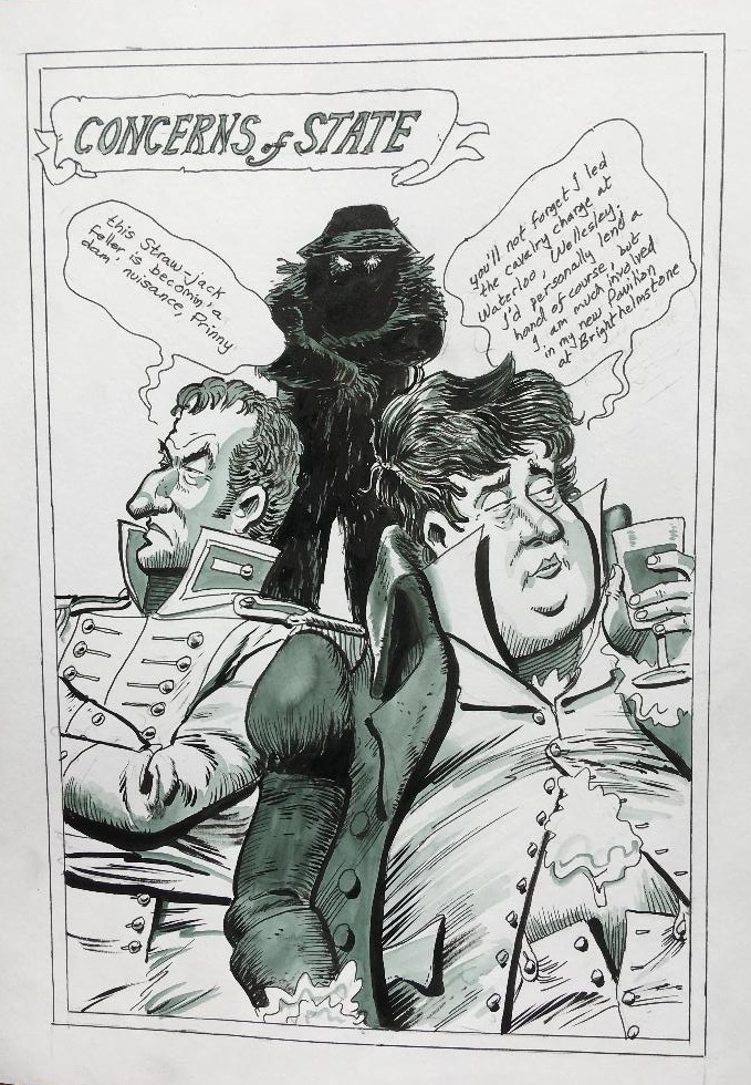What If Gillray or Cruickshank had been inspired by Strawjack - By Keith Page
