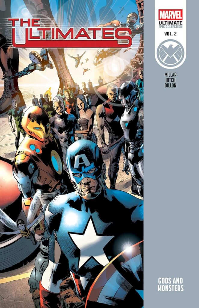 Ultimates Epic Collection: Gods And Monsters
Author: Mark Millar & Bryan Hitch
Publisher: Marvel US
ISBN-13: 978-1302969370