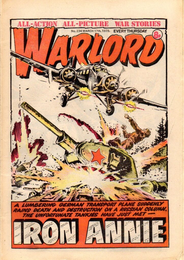 Warlord No. 236, cover dated 17th March 1979, featuring "Iron Annie"