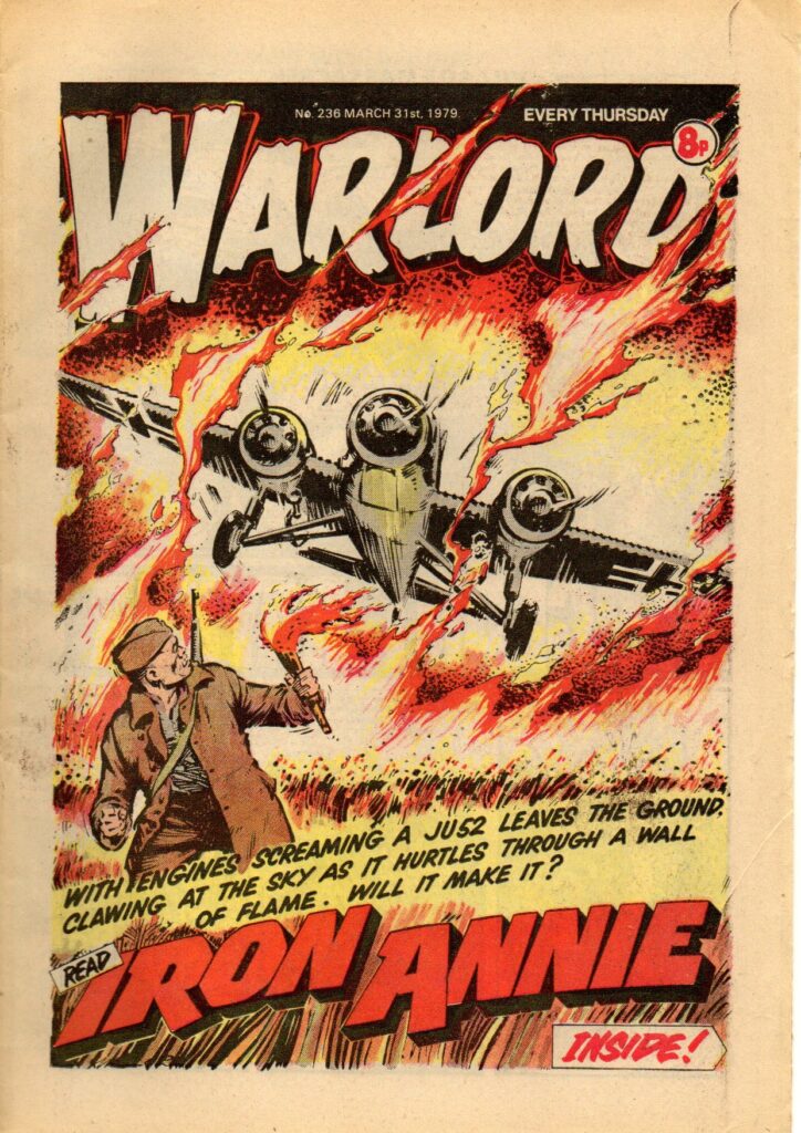 Warlord No. 236, cover dated 31st March 1979, featuring "Iron Annie"