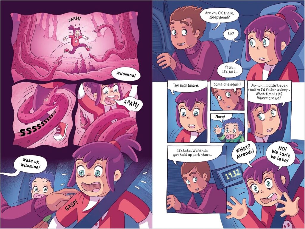 Wilomina – The Land of Dreams and Nightmares - Sample Spread 1