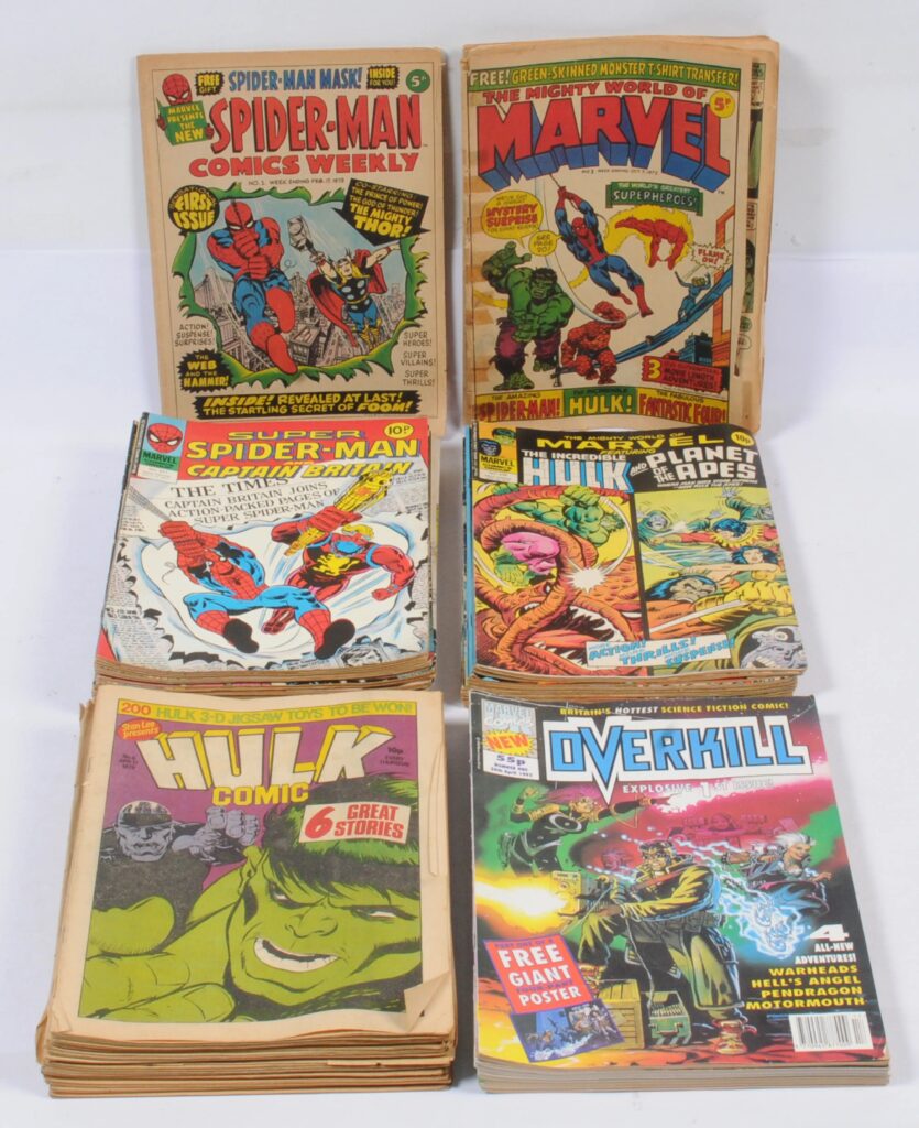 Vectis Comics & Publications Auction August 2026 - Marvel UK comics lot