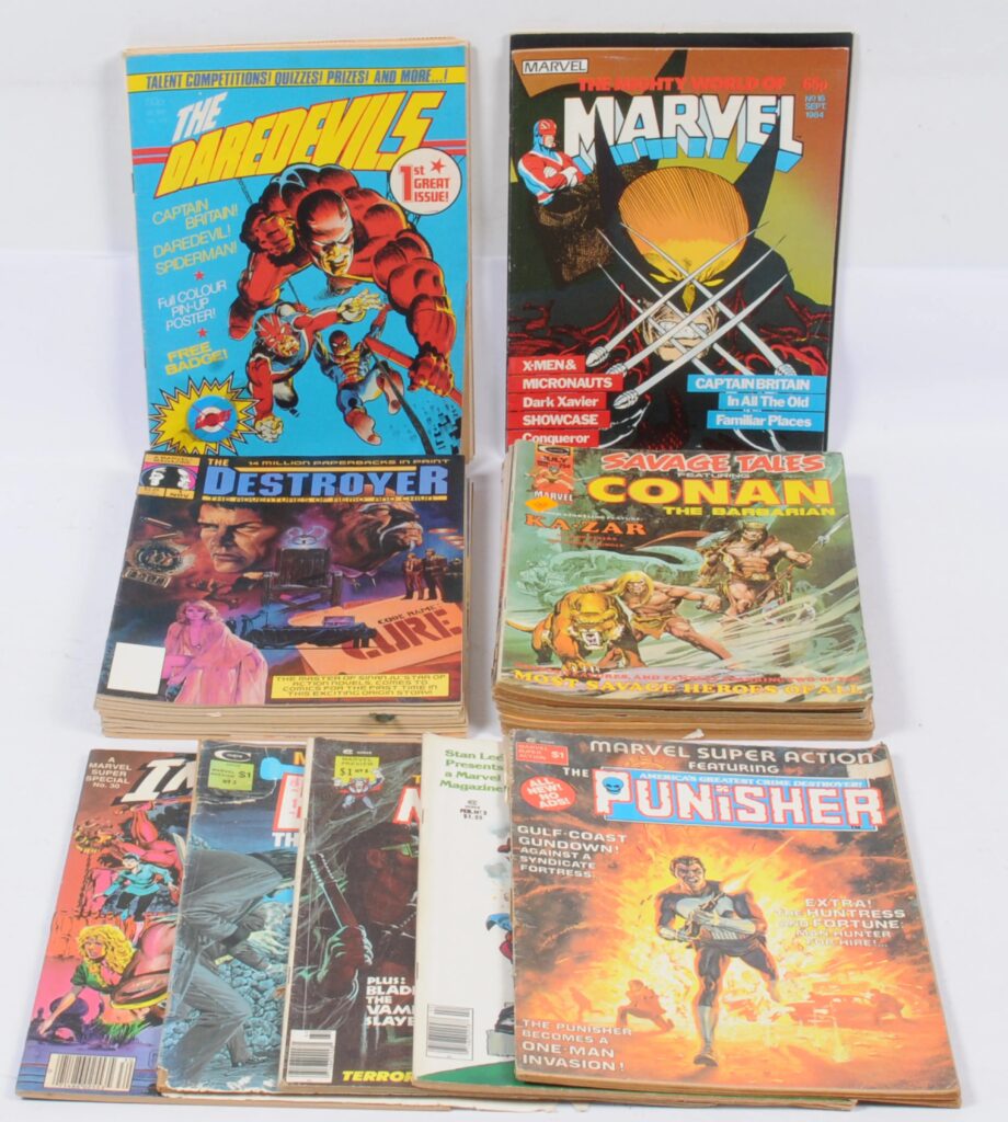Vectis Comics & Publications Auction August 2026 - Marvel UK comics lot