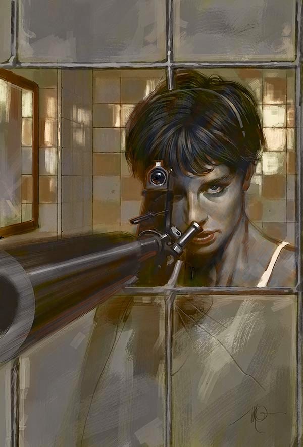 Art inspired by the film, Nikita, by Massimo Carnevale