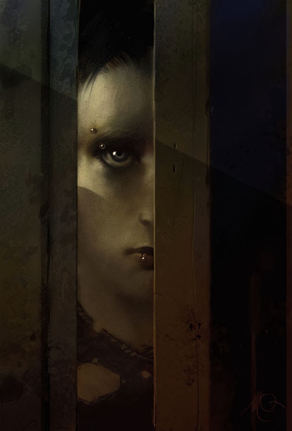 Art inspired by the film, The Girl with the Dragon Tattoo, by Massimo Carnevale