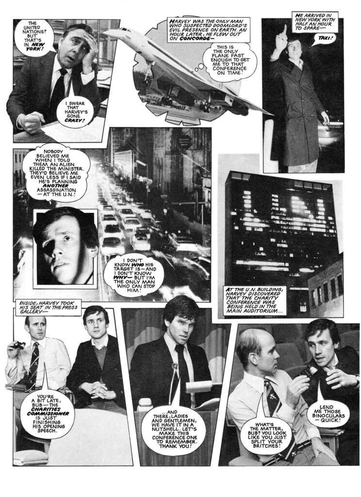 Doomlord Volume 1: Zyn - Sample Page (Hibernia Comics, 2026) - restoration work by Richard Pearce