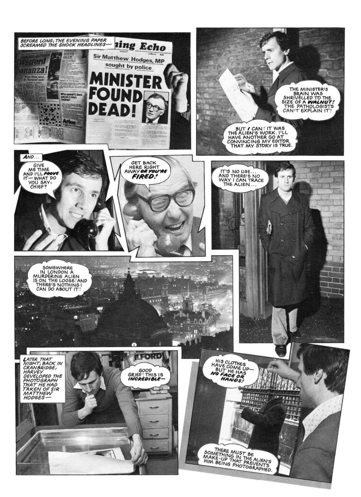 Doomlord Volume 1: Zyn - Sample Page (Hibernia Comics, 2026) - restoration work by Richard Pearce