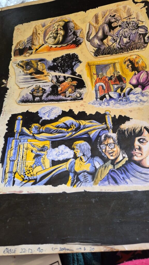 New Eagle, “Hansel and Gretel”, art by Alan Burrows, from the issue cover dated 22nd December 1990