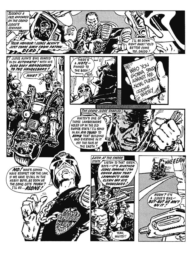 Judge Dredd: Compact Crimes Volume 1 - Sample Page