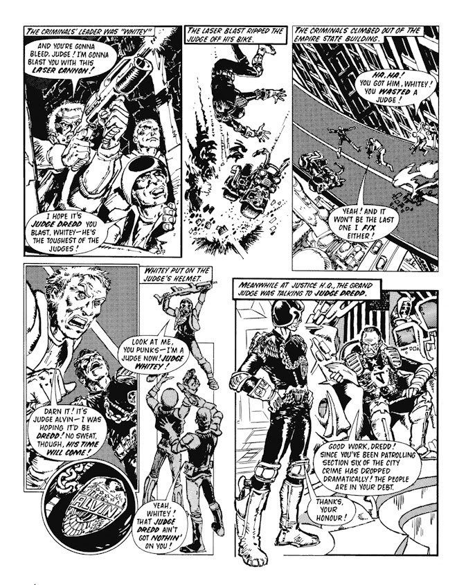 Judge Dredd: Compact Crimes Volume 1 - Sample Page