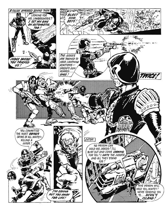 Judge Dredd: Compact Crimes Volume 1 - Sample Page