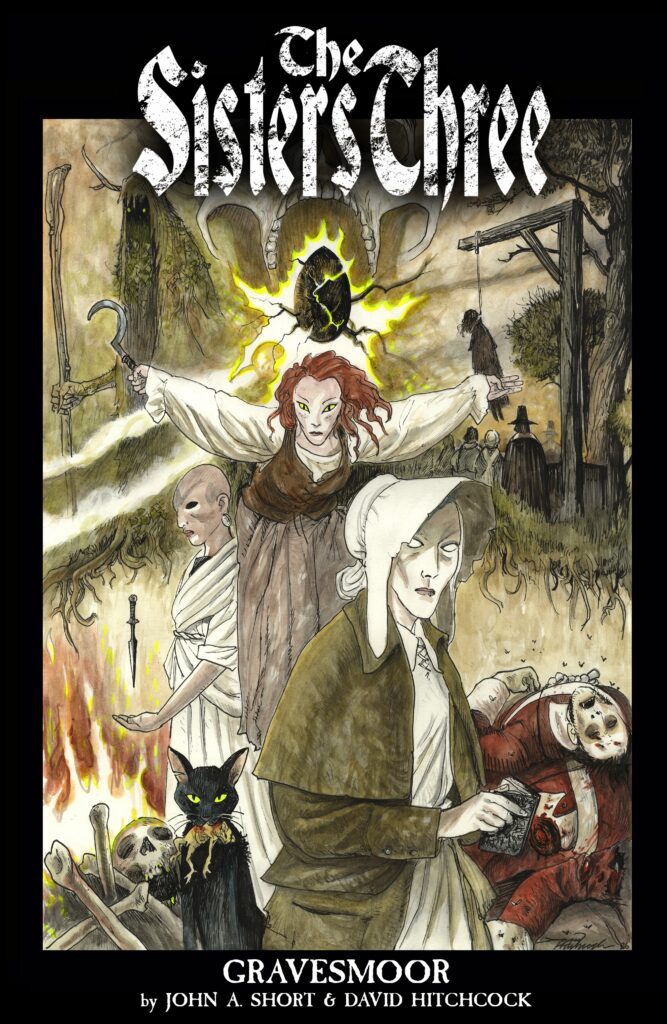 The Sisters Three by John A. Short and David Hitchcock - Cover