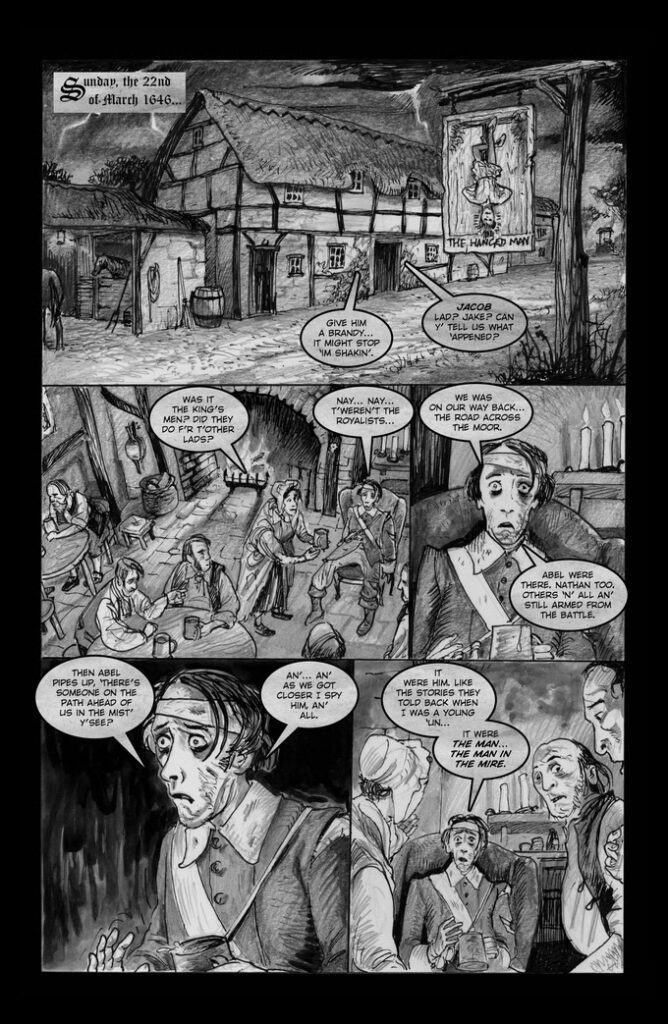 The Sisters Three by John A. Short and David Hitchcock - Sample Art