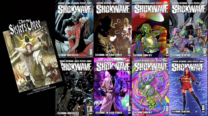 Shokwave Bundle, with The Sisters Three by John A. Short and David Hitchcock