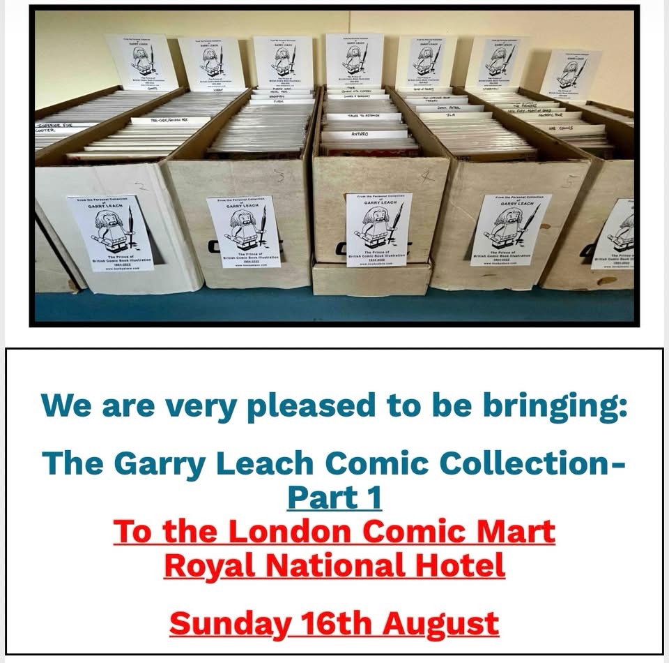 The Garry Leach Comic Collection – Part 1 sale includes DC and Marvel Silver Age Titles, and some Pre Comics Code treasures.