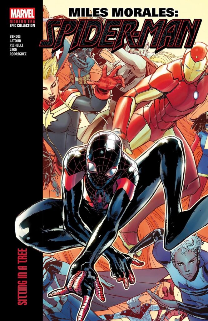 Miles Morales: Spider-Man Modern Era Epic Collection: Sitting In a Tree
Publication Date: 25th August 2026
Authors: Brian Michael Bendis, Jason Latour & Sara Pichelli
Publisher:
ISBN: 9781302970024