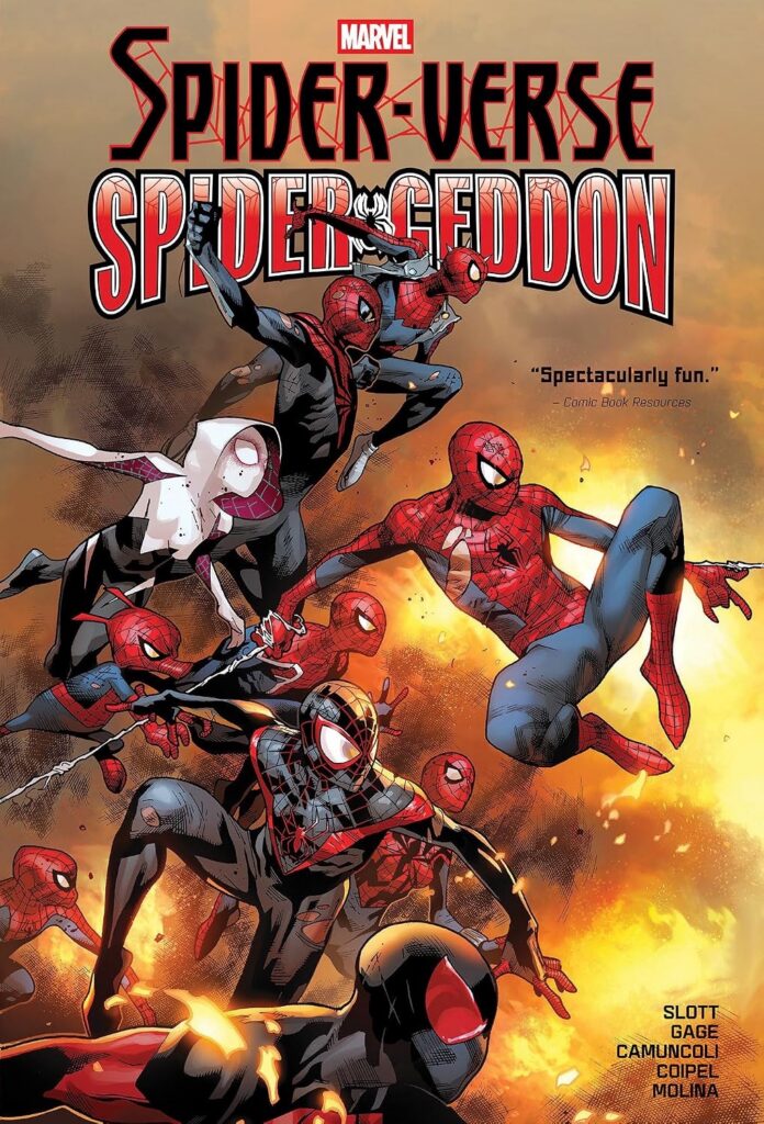 Spider-Verse/Spider-Geddon Omnibus (New Printing)
Publication Date: 25th August 2026
Author: Dan Slott, Christos Gage & Jason Latour
Publisher: Marvel US
ISBN: 9781302970734