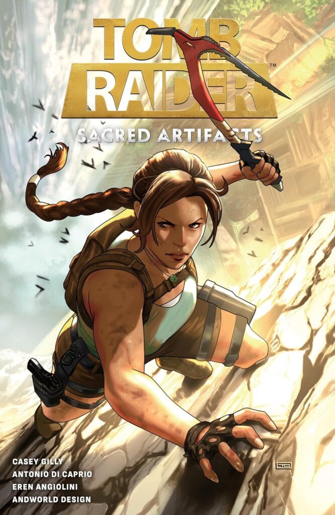 Tomb Raider: Sacred Artifacts
Publication Date: 25th August 2026
Author: Casey Gilly, Antonio Di Caprio & Taurin Clarke
Publisher: Dark Horse
ISBN: 9781506746883