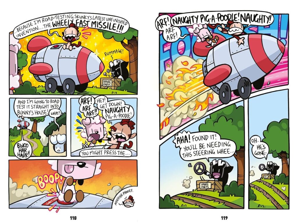 Bunny Vs Monkey Book 12, Day Of The Heroes - Sample Pages