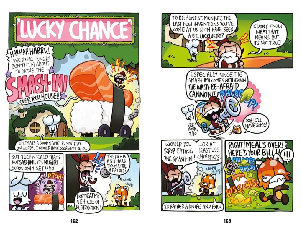 Bunny Vs Monkey Book 12, Day Of The Heroes - Sample Pages