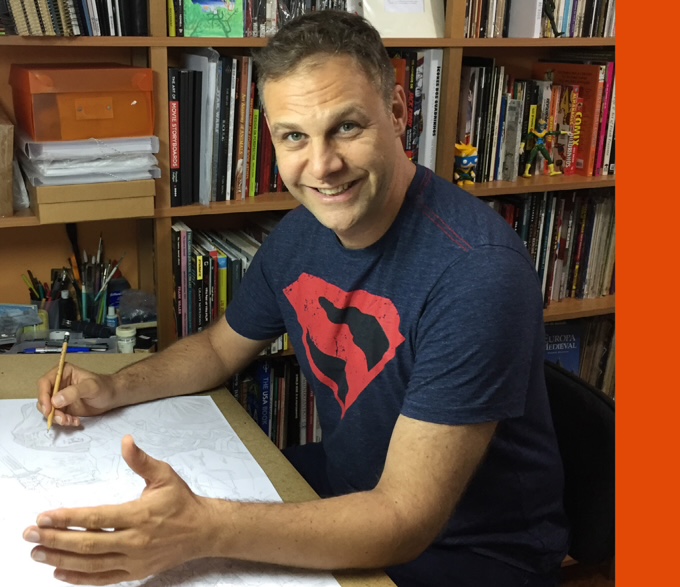 Comic creator Sam Hart