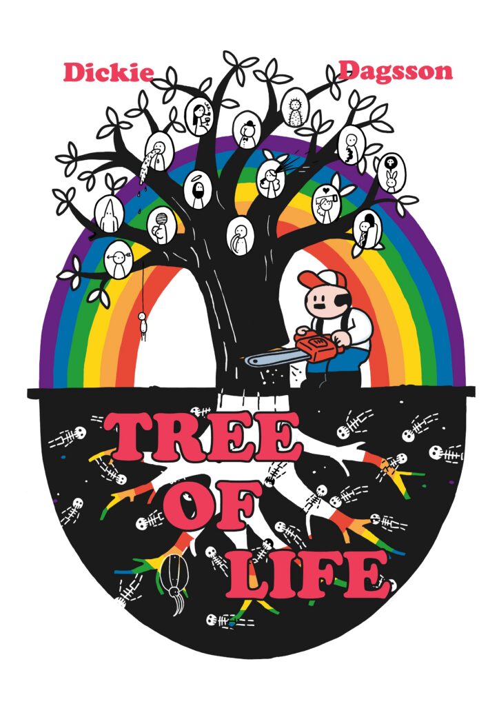 DICKIE & DAGSSON: TREE OF LIFE, AN EXHIBITION OF TWO EUROPEAN MASTERS OF BLACK HUMOUR
At The Brewery Arts Centre Warehouse Café 
2 - 4 October 2026
OPENING TIMES: 2 October 4pm-10pm/ 3 & 4 October 10am-6pm (over 18s only)