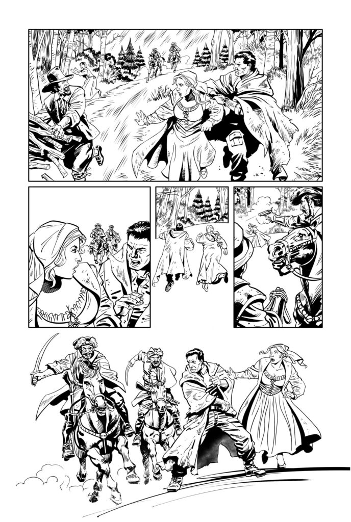 1632 Sample Comic Strip by Kev Hopgood - Sample Page