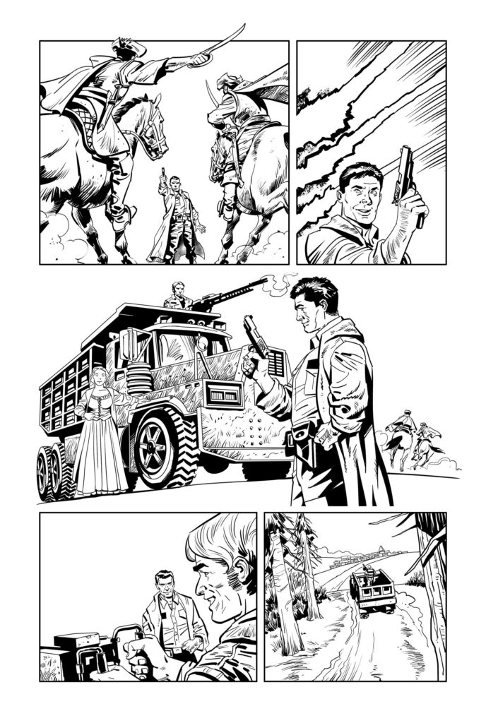 1632 Sample Comic Strip by Kev Hopgood - Sample Page