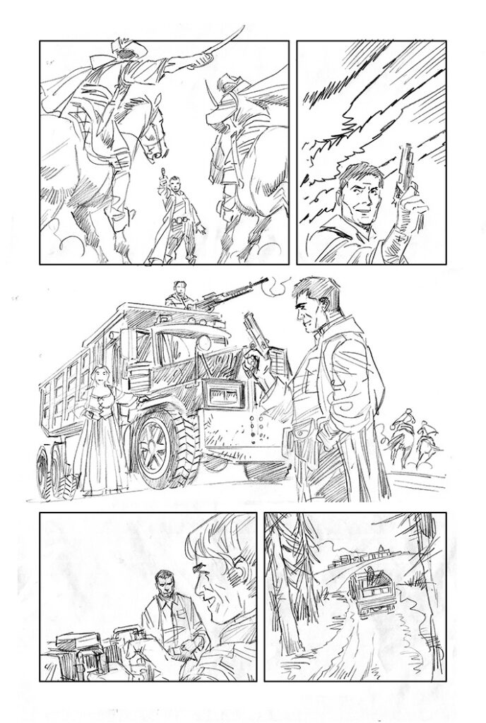 1632 Sample Comic Strip by Kev Hopgood - Sample Page