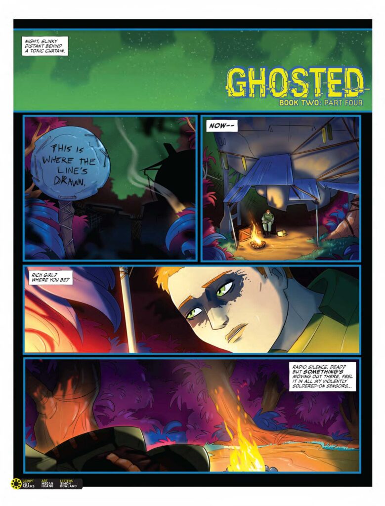 2000AD Prog 2503 - GHOSTED // BOOK TWO
By Guy Adams (Writer) Megan Huang (Artist) Simon Bowland (Letterer)