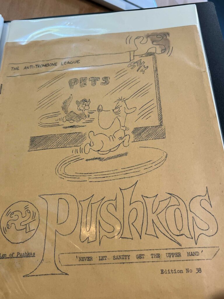 Anti Trombone League "Puskas Magazine" No. 38 | From the archives of Barrie Tomlinson