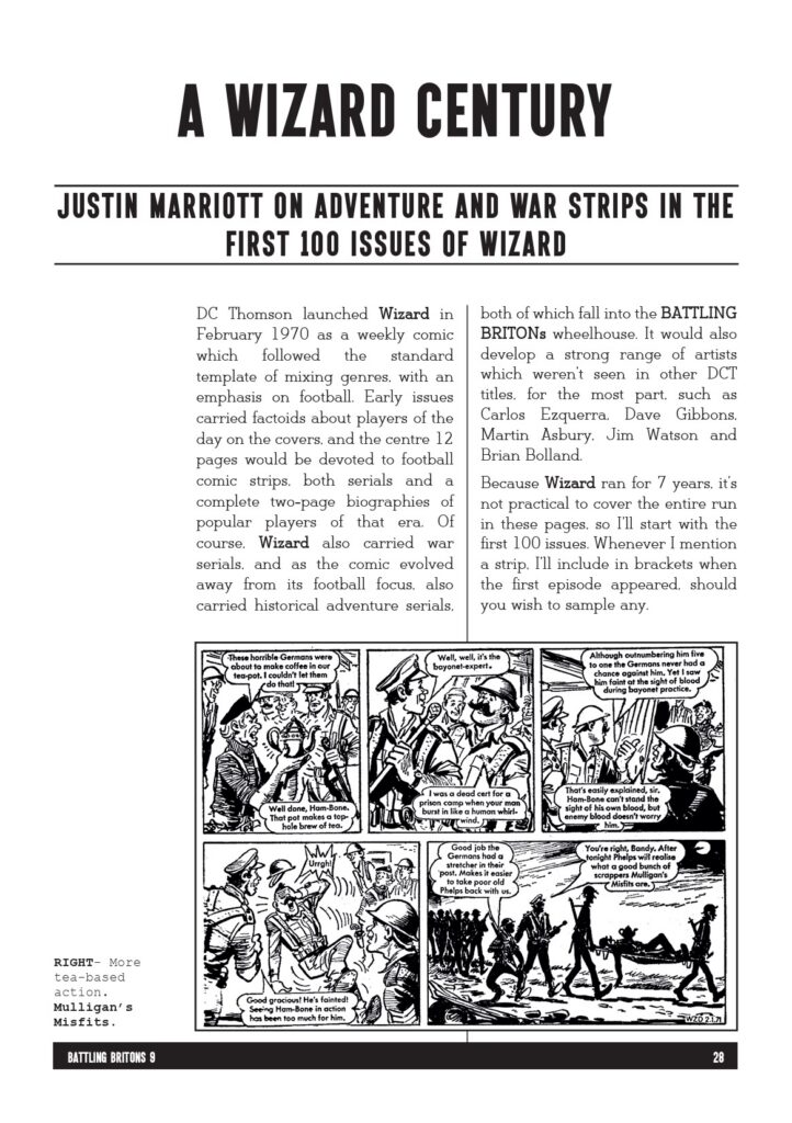 Battling Britons Issue 9 - Sample Page (2026)