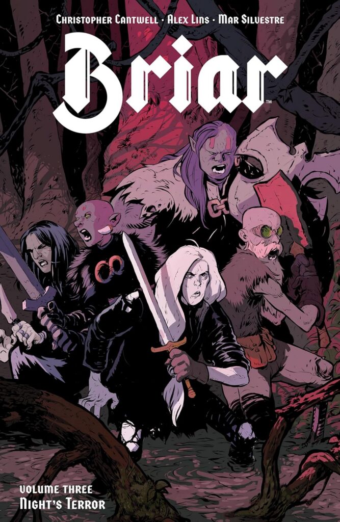 Briar Volume 3
Author: Christopher Cantwell, Alex Lins & Bruno Bull
Publisher: BOOM! Studios (Penguin Random House Group)
ISBN-13: 979-8892158541