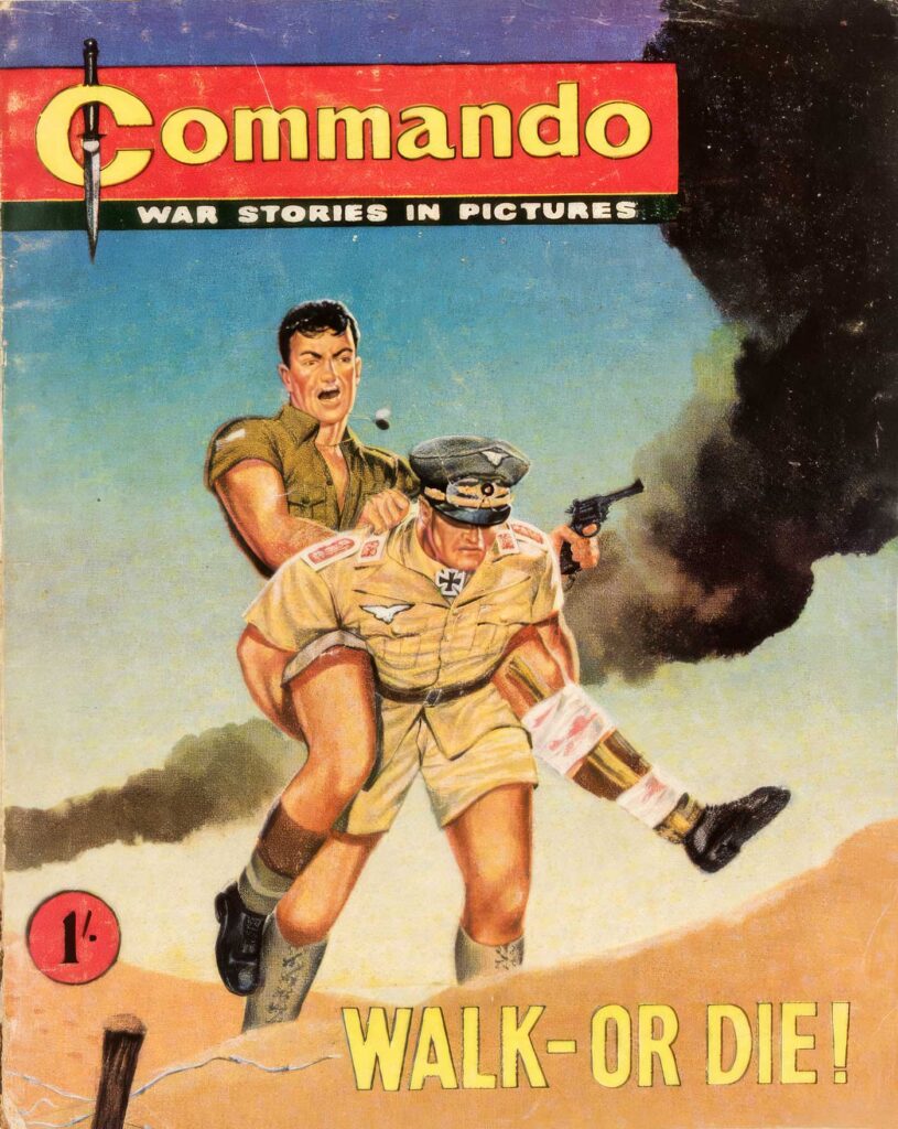 Commando No. 1 - Walk or Die Writer: Eric Castle (David Motton) | Internal Art: Amador Garcia | Cover: Ken Barr